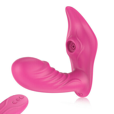 Vibration Suction Wearable Remote Vibrator - Lusty Age