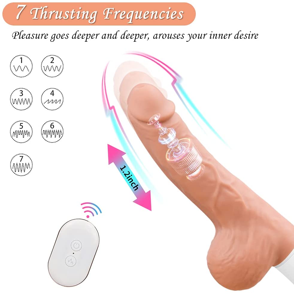 Automatic Thrusting Dildo G spot Vibrating Sex Machine - Lusty Age