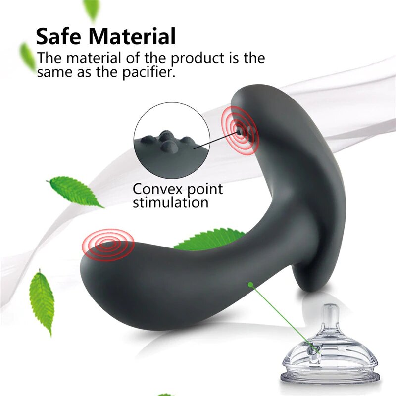 Remote Control Inflatable Anal Plug Vibrator & Prostate Massager - Lusty Age