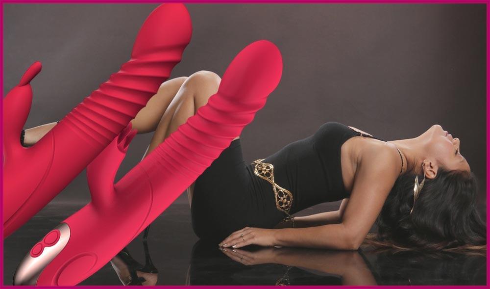 Dildo Heating G Spot Dual Vibrator - Lusty Age