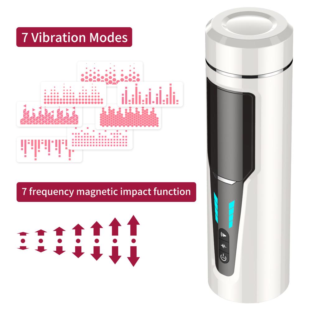 7 frequencies Automatic Piston Telescopic Rotation Male Masturbator - Lusty Age