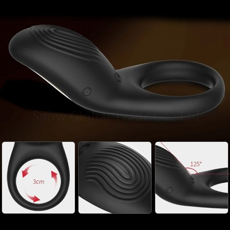 8 Vibration Modes Wireless Remote Control Penis Ring - Lusty Age