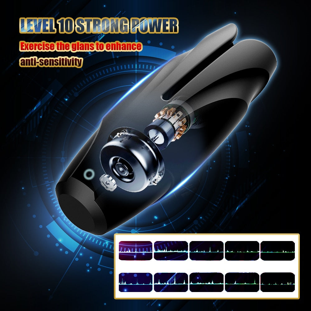 Penis Vibrator Glans Massager Male Masturbator - Lusty Age