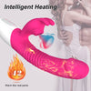 Rabbit Vibrator Sucking Vibration Heating G spot Clit Stimulator Dildo - Lusty Age